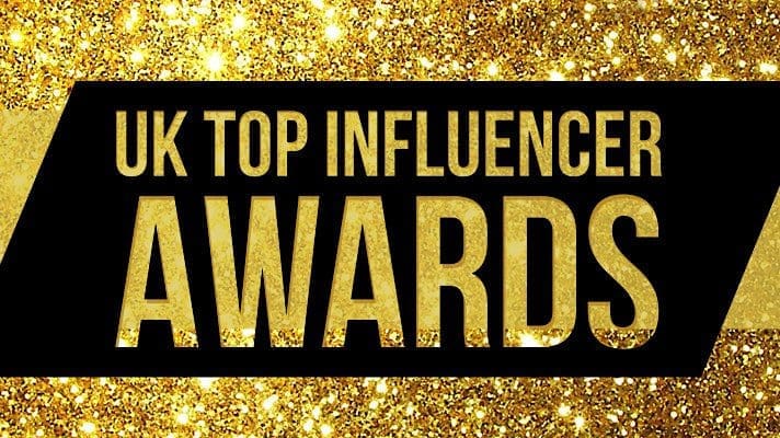 UK Top Influencer Awards Horizontal Logo on the Home page