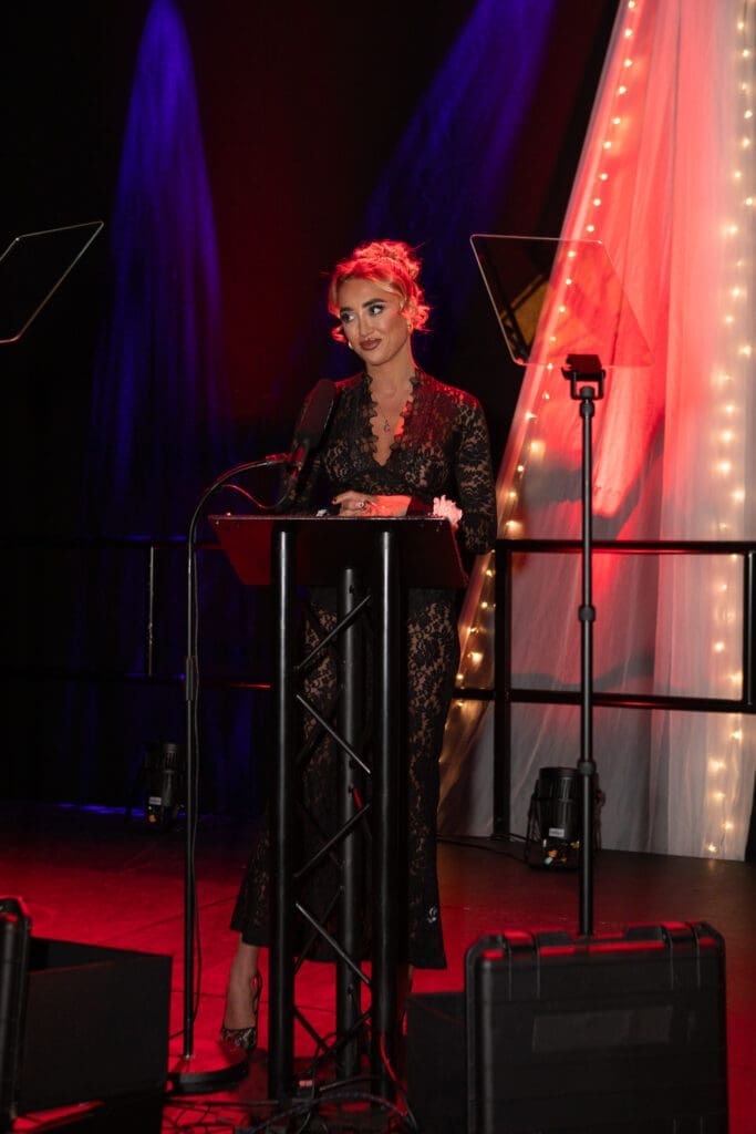 TOWIE and Love Island Star Georgia Harrison presenting the very first UK Top Influencer Awards in Newcastle 2024