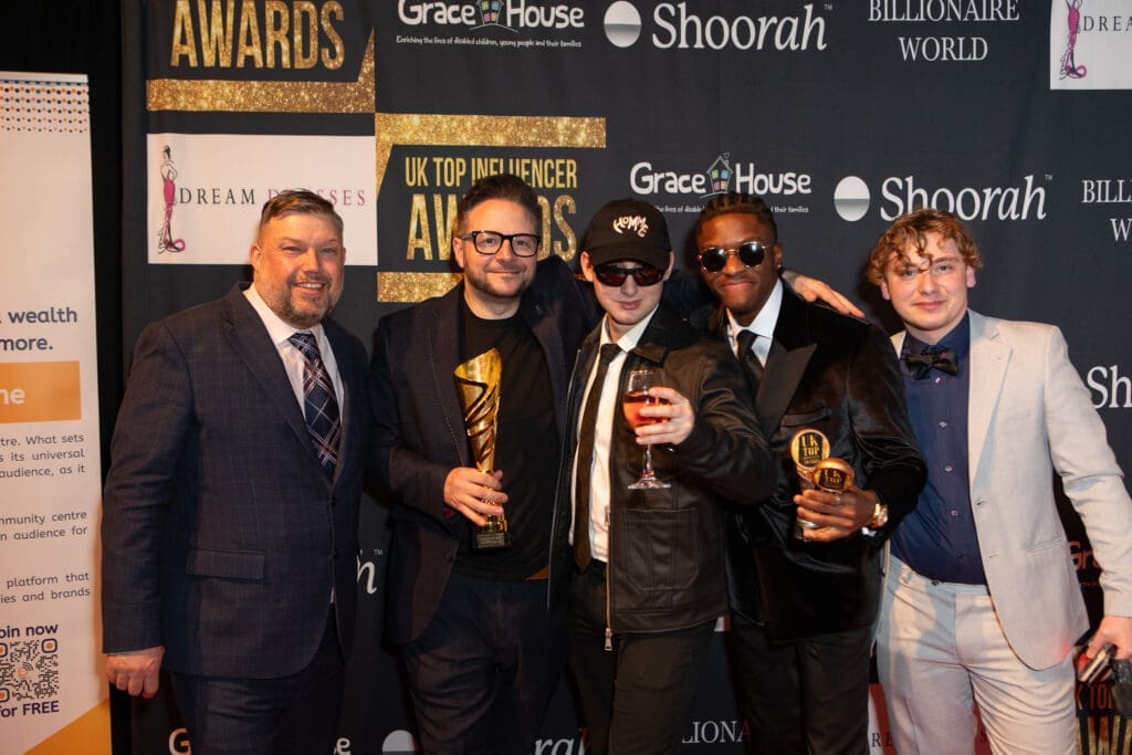 Scully Dad, Jay Jay PR, Dylan Wagner, Ephraim Lisk, UK Top Influencer Awards